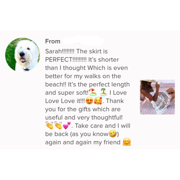 New White Crochet Beach Skirt Swim Cover Up - Picture 5 of 9